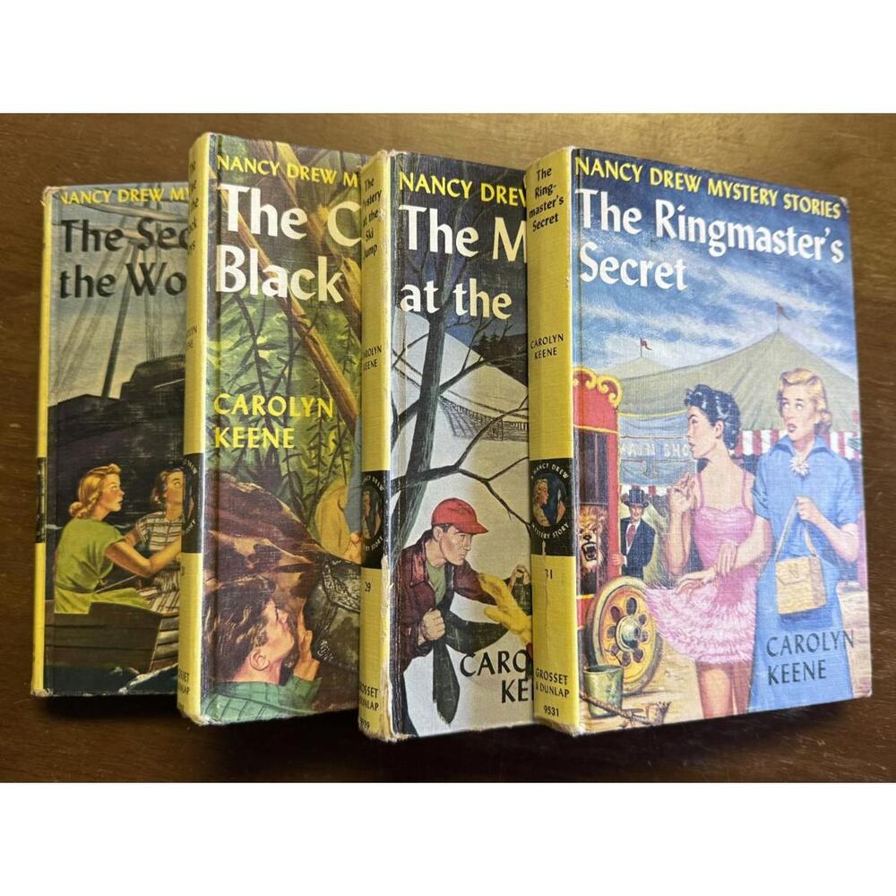 Vintage Nancy Drew Mysteries, 1950's, Set of 4 - 27, 28, 29, 31